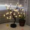 LED Fiber Optic Flower Tree Lamp