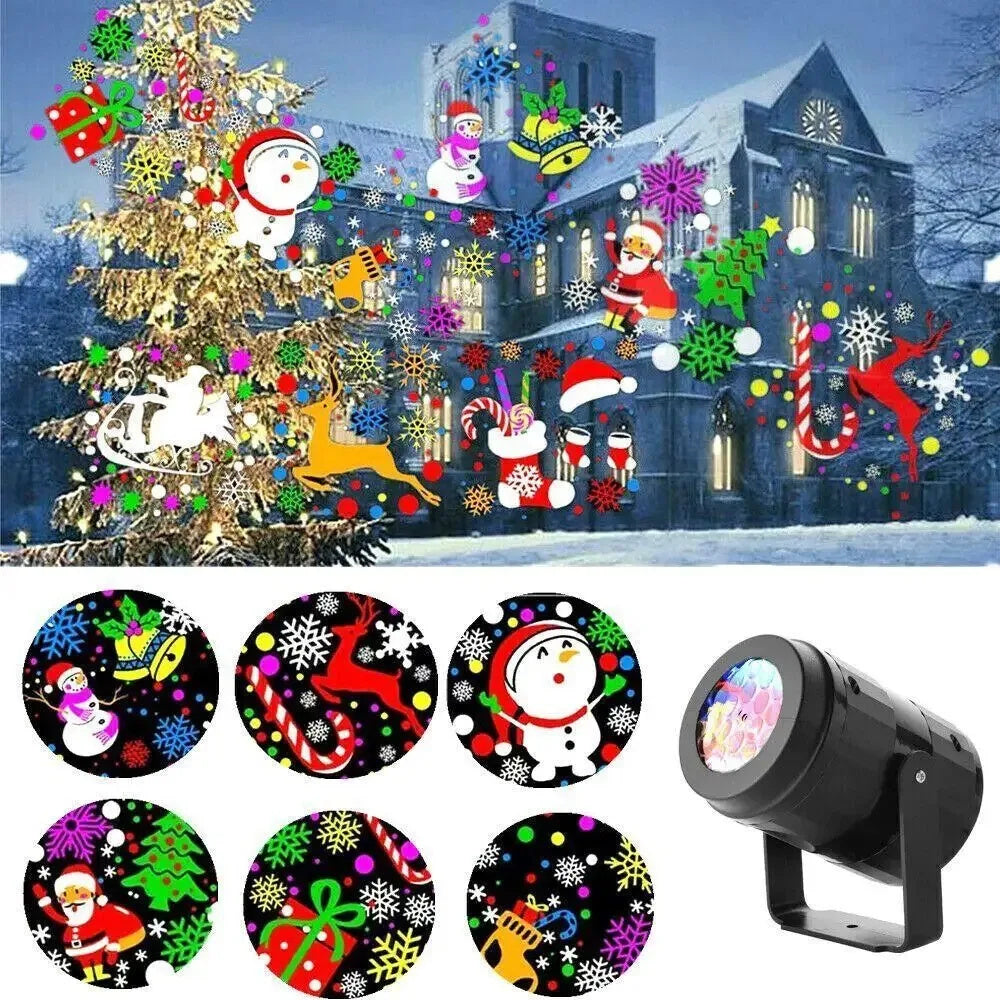 Christmas LED Snowflake Projector