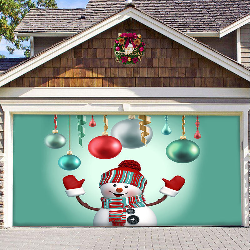 Christmas Garage Door Patch