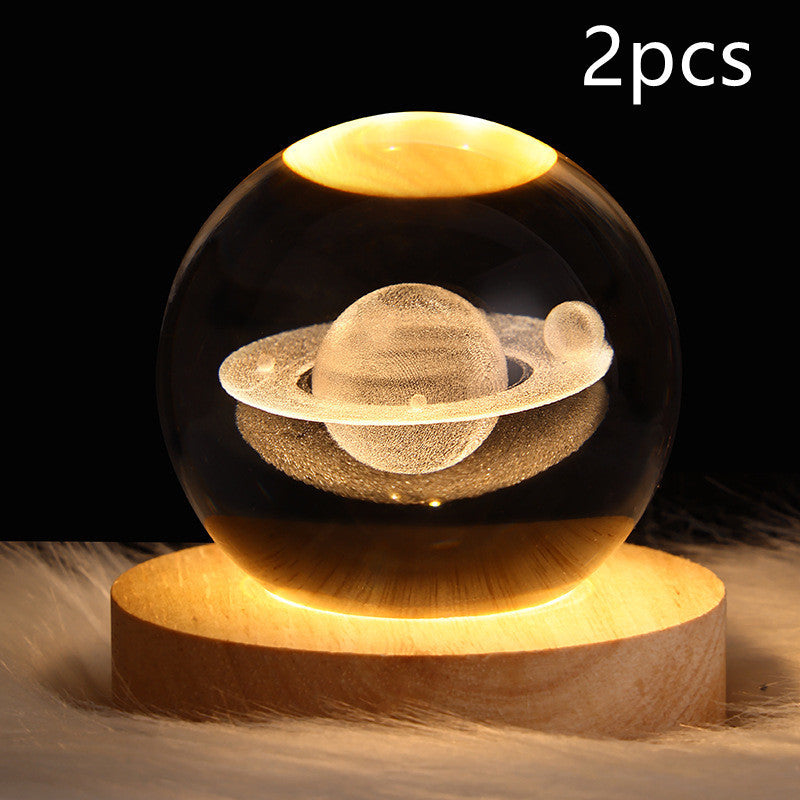 Galaxy Crystal Ball Night Light