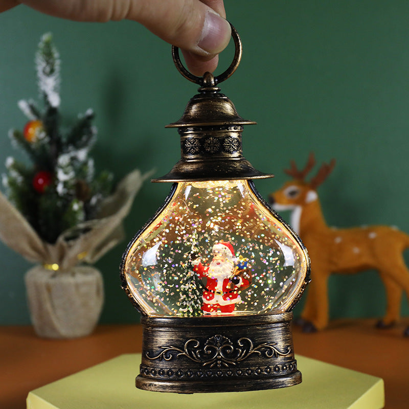 Christmas Snowflake Crystal Lamp