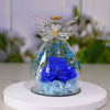 Angel Glass Cover Dried Rose