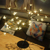 LED Fiber Optic Flower Tree Lamp