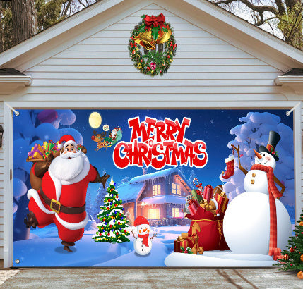 Christmas Garage Door Patch