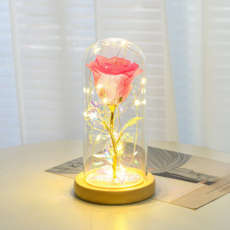 Eternal Rose in LED Glass