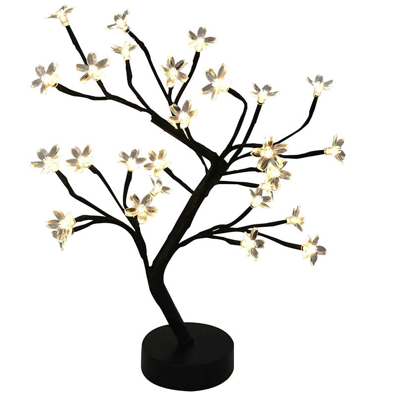 LED Fiber Optic Flower Tree Lamp