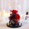 Glass Cover Big Rose Eternal Flower