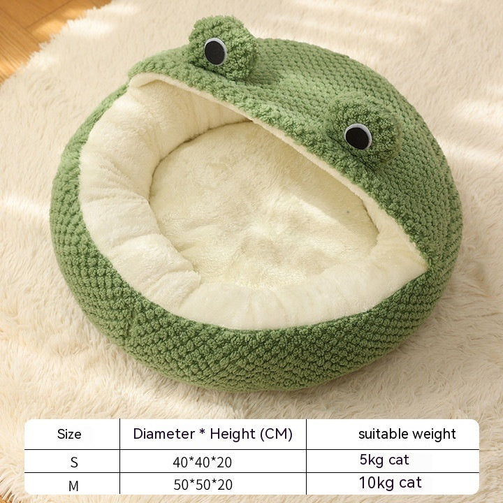 Frog Series Plush Pet House